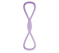 Resistance Bands with Handles | Figure 8 Silicone Yoga Bands - Exercise Straps for Chest Ankle Back Upper Body Pilates Leg Shoulder Arm Sports Conditioning