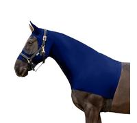 Resistance Capucha de caballo Slinky de licra con cremallera para el hombro (XS, azul marino)