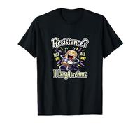 Resistance I Laugh in Ohms Electricista Humor Gráfico Camiseta