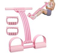 Resistance Pedal Trainer, Tube Fitness Band, Home Exercise Stretch System, Elastic Leg Workout Equipment, Strength Training Assist Tool, 12.99x20.08in, for Indoor Outdoor Gym Fitness Use