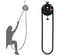 Resistance Training Machine, Portable Cable Pulley System for Full Body Workout, Endless Rope Trainer for Home Gym
