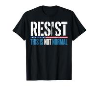Resiste a mujeres liberales hombres esto no es normal demócrata bandera de Estados Unidos Camiseta