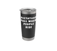 Resiste al fascismo Protesta antirrepublicana Izquierda liberal Vaso térmico de acero inoxidable de doble pared