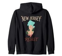 Resiste la protesta política de Nueva Jersey Sudadera con Capucha