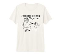 Resiste la separación Familiar Las familias Pertenecen Juntas Inmigrante Camiseta Premium