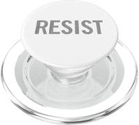 Resiste la tipografía de oposición política PopSockets PopGrip para MagSafe