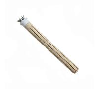 Resistencia ceramica termo electrico 38x6+1/2 elementos 1600w 230v 4Faston 41cm x 7cm