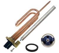 Resistencia Curva 1500w + Ánodo + Junta Termos Cointra Thermor Ariston