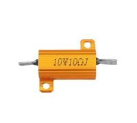 Resistencia de Carcasa de Aluminio Resistencia bobinada RX24 de aluminio de 10 W con carcasa metálica, 22, 25, 27, 30, 33, 36, 47, 50, 60, 100, 120, 130, 150, 180, 200 ohmios(8R)