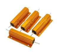 Resistencia de carcasa de aluminio Resistencia enrollada de aluminio RX24 100 W 0,01~100 K, carcasa metálica, 0,1 0,5 1 1,5 2 6 8 10 20 100 150 200 R 300 R 1 K 10 K ohm(5R)