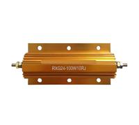 Resistencia RXG24 de 100 W de aluminio dorado de alta potencia for carga de 0,1 ohmios a 1 K (precarga y descarga)(Customize it here)