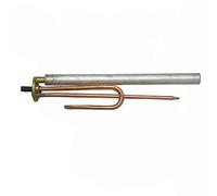 Resistencia termo TIPO COINTRA - CURVA COBRE - 2000W - 230V - L.280mm +-5mm + ANODO MAGNESIO 22X300 M8