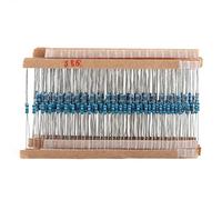 Resistencias de Película Metálica 1280 Piezas 64 Valores 1-10MΩ 1/4W Kit Componentes Electrónicos Surtidos para Circuitos