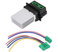 Resistencias del Motor del Ventilador, Resistencia del Ventilador del Motor de Calefacción con Conector de Mazo de Cables,OE 6441L2, 6441.L2, 7701048390, 7701207718, 509355
