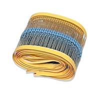 Resistencias electrónicas de película metálica de precisión, 1,1-10 MΩ, potencia fija de 1/4 W, resistencias de anillo de color, 100 unidades(13R)