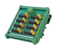 Resistencias Variables de 0.1R A 10MR, 0-1R/10R/100R/1KR/10KR/100KR/1MR/10MR Módulo de Resistencia de Paso Programable Placa de Ohmios 220V, para Arduino Uno Mega-Plc, Prueba Electrónica(con riel)