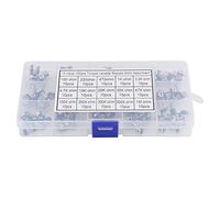 Resistencias variables de potenciómetro,150Pcs Azul Blanco 100ohm-1Mohm Vertical P-C-B Preset Resistencia Variable Potenciómetro Trimmer Potenciómetro,Potenciómetro de recorte