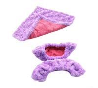 Resistente a la humedad para fundas de patines de hielo con forro de felpa que protege las cuchillas de la oxidación y daños (L)