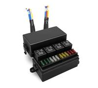 Resistente a la intemperie con alta capacidad de carga 12 vías relé caja de fusibles con cableado pre instalado para gestión de energía eficiente marina