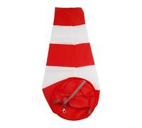 Resistente a la intemperie RipStop Poliéster Airport Windsock con cuerdas reflectantes y clips de metal para una detección precisa del viento en varios campos (80 cm)
