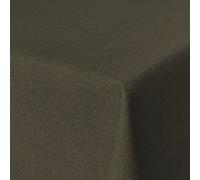 Resistente a las manchas material de calidad mantel para mesa revestido de algodón, resistente al agua y al sucio, lavable., lana-mezcla de tejidos, marrón oscuro, 100 x 140cm