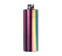 Resistente al agua de acero inoxidable para píldoras, llavero de viaje para pastillero, portabotellas para hombre, monedero, pastillero, organizador para el bolsillo, estuche de píldoras para viajes,