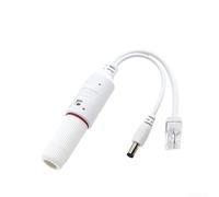 Resistente al agua para adaptador de corriente divisor POE de 48 V a 12 V con kit de cubierta impermeable, soporta protocolo IEEE802 3af/at, salida de 15 W para señal de cámara IP y transmisión de