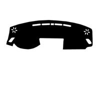 Resistente Al Calor Cubierta De Cuero para Salpicadero Coche Alfombrilla Protectora para Tablero LHD RHD para Mitsubishi Eclipse Cross 2017 2018 2019 2020 2021 2022 2023(Black Black,Without HUD)