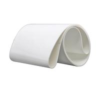 Resistente al Desgaste Producción Comercial de Bandas Transportadoras Industriales Ligeras de PVC, Cinta Transportadora de Transmisión de PVC Cinturón Accionamiento Industrial(Blanco,40x230cm)