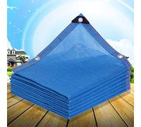 Resistente Al UV Del 90% Malla Sombreadora,Malla de Sombreo Azul,Protección UV Red de Sombra de Protección Solar,con Ojal,para Jardín Al Aire Libre,Flores,Plantas,Patio,Toldo (2x5m/6.6x16.4ft)