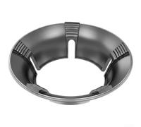 Resistente al viento para hornillo de gas de hierro fundido, 25,8 cm | Resistente al viento, enrutamiento de llama, ahorro de energía, calentamiento más rápido, soporte estable