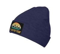 Resistente al Viento Sombreros clásicos de Invierno Plan para Hoy Café Excavadora Cerveza Gorro Invierno Mujer Punto Beanie para otoño,Hombres,Primavera