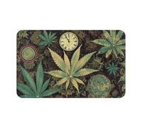 Resistente Alfombra Entrada Una Calada a Tiempo de Marihuana, Felpudo Entrada Casa, Interior, Terraza, Puerta, fácil Limpieza Felpudo Entrada Casa 40X60cm