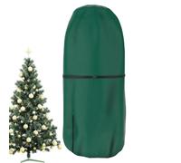 Resistente cubierta de árbol de Navidad, cubierta vertical de material oxford para árboles artificiales verticales, ajustable, resistente a las lágrimas, cubiertas de tela para protección