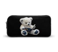 Resistente Estuches Para Bolígrafos Oso Lector Caja De Almacenamiento Personalizado Estuches Portalapices Para Regalos, Niñas, Material Escolar, 20X9X4Cm