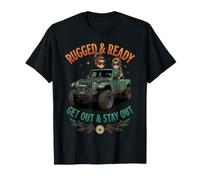 Resistente y Lista Sal y mantente Fuera Mujeres Off-Road Camiseta