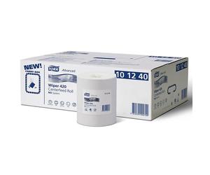 Resistentes toallitas de papel multiusos con desenrollado interior TORK, de 2 capas, blancas, UE 6 rollos
