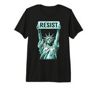 Resistir Estatua de la Libertad | Amantes de la Igualdad y la Libertad Camiseta Premium
