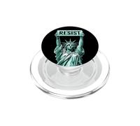 Resistir Estatua de la Libertad | Amantes de la Igualdad y la Libertad PopSockets PopGrip para MagSafe
