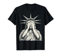 Resistir Estatua de la Libertad Llorando Protesta Igualdad Camiseta