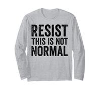Resistir, esto no es un activista normal de moda Manga Larga