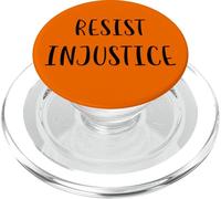 Resistir la declaración de Justicia Social de Apoyo a la injusticia PopSockets PopGrip para MagSafe