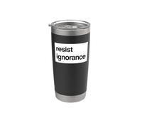 Resistir la protesta por ignorancia - Conocimiento sobre el ruido Vaso térmico de acero inoxidable de doble pared