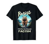 Resistir Sólo Usted Puede Prevenir el Fascismo Salvar Nuestros Parques Nacionales Camiseta