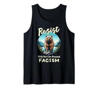 Resistir Sólo Usted Puede Prevenir el Fascismo Salvar Nuestros Parques Nacionales Camiseta sin Mangas