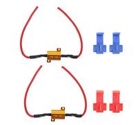 Resistores Bobinados Decodificadores LED 2Pcs Compatibles Con Sistemas OBC y CAN Bus Solución Para Hiperflash y Errores Al Instalar Bombillas LED en Faros y Luces Direccionales Sin Necesidad De