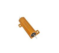 Resistores de aluminio dorado, Valores múltiples de la resistencia Wirewound RX24 50W de la caja de aluminio del resistor(RX24 50W 80R 1pcs)