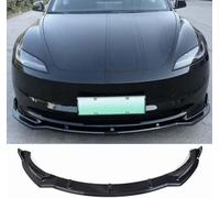 RESKIU Coche Alerón Delantero para Tesla Model 3 Highland 2024, Delantero Parachoque Spoiler Lip Trim Difusor Spoilers Delantero Alerón Frontal Splitter,Glossy Black