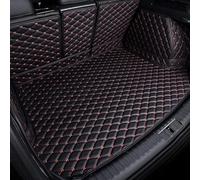RESKIU Coche Alfombrillas Maletero para EBRO S700 2024 2025, Impermeable Bandeja Forro Cuero Maleteros Alfombra Accesorios Antideslizante Protectora Estera, D-Black-Red