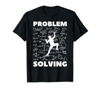 Resolución de problemas Matemáticas Escalador Escalada Boulder Juego de palabras Camiseta
